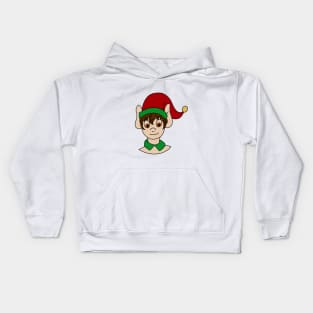 Christmas elf Kids Hoodie